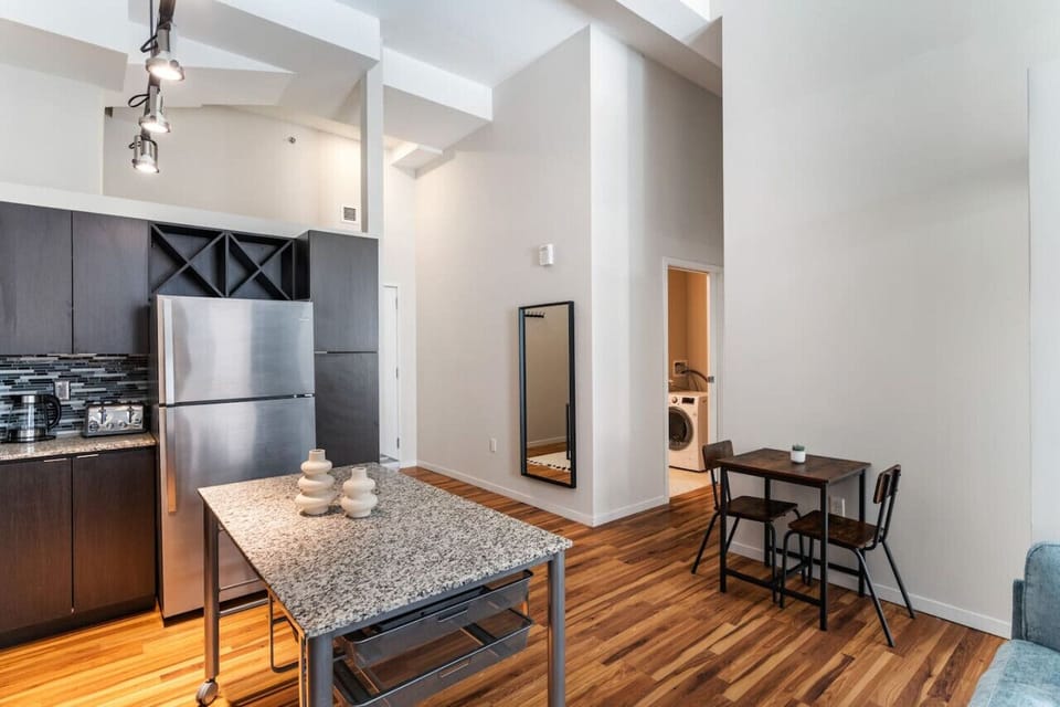 The dining room encourages you to gather with friends, enjoy a drink, and create lasting memories.