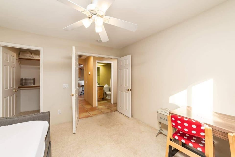 Bedroom 1 | Twin day bed with pull out and walk in closet