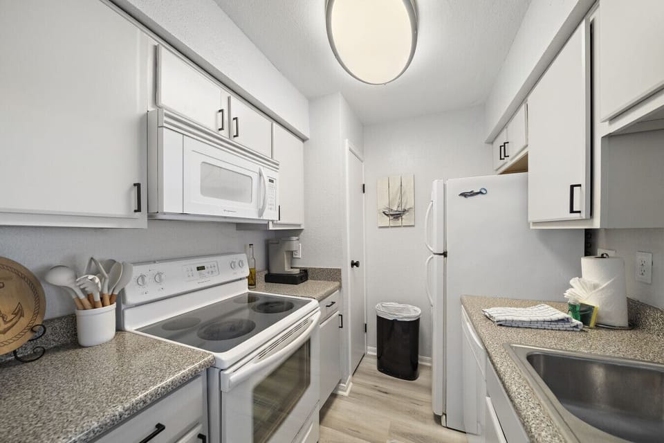 Whip up delicious meals in this charming kitchen