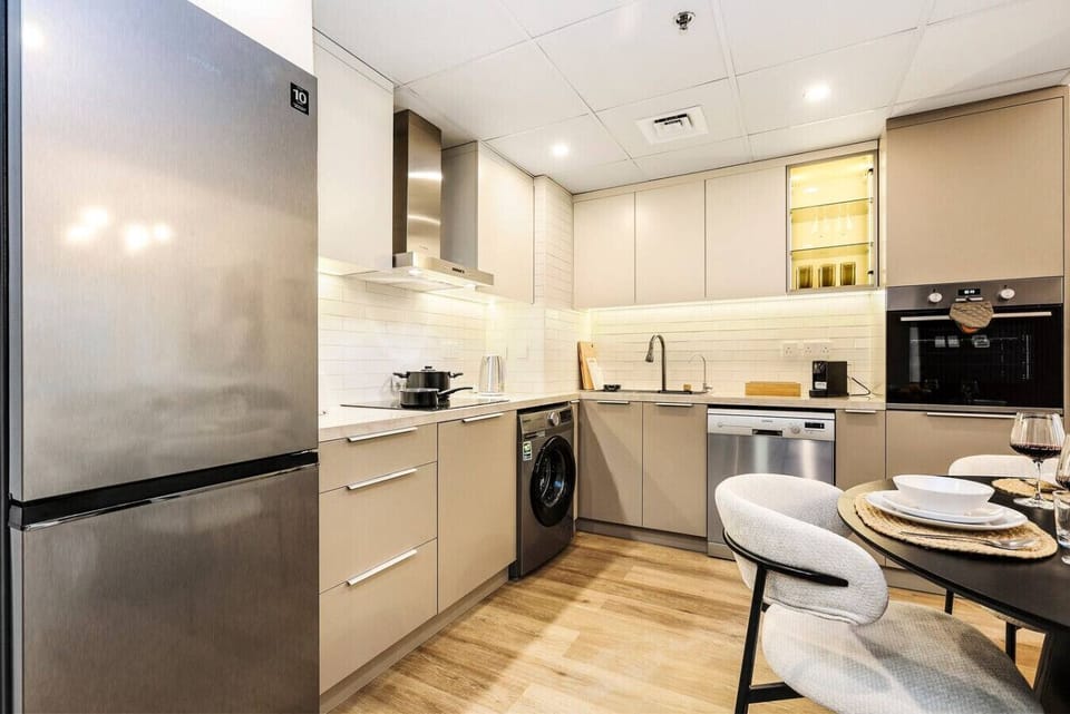 Modern Kitchen: Whip up culinary delights in this sleek, fully-equipped kitchen!