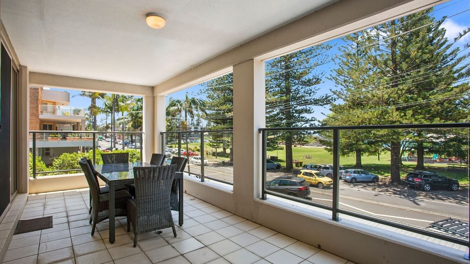 Balcony view with BBQ