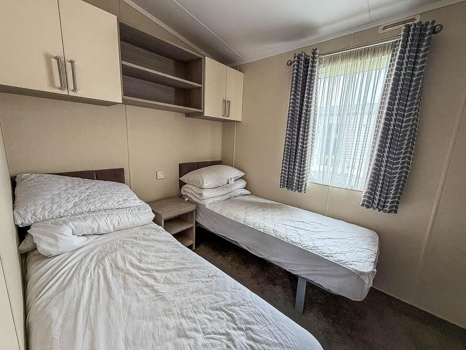 Each bedroom in the static caravan is designed to maximise comfort and functionality.