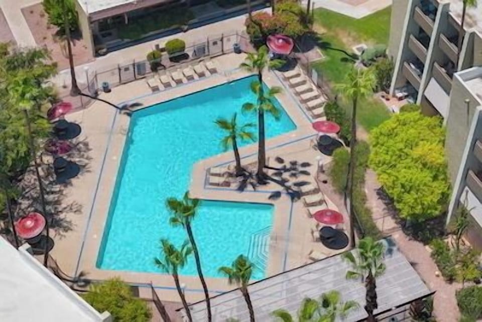 Soak up the Arizona sunshine by the shared pool—just steps from your door and always refreshing.