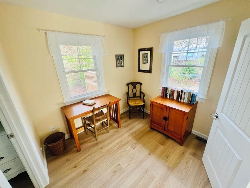Study that can convert to an extra bedroom if needed. 