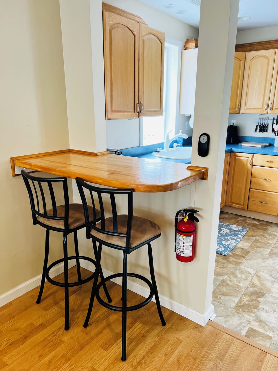 Bar and chairs
