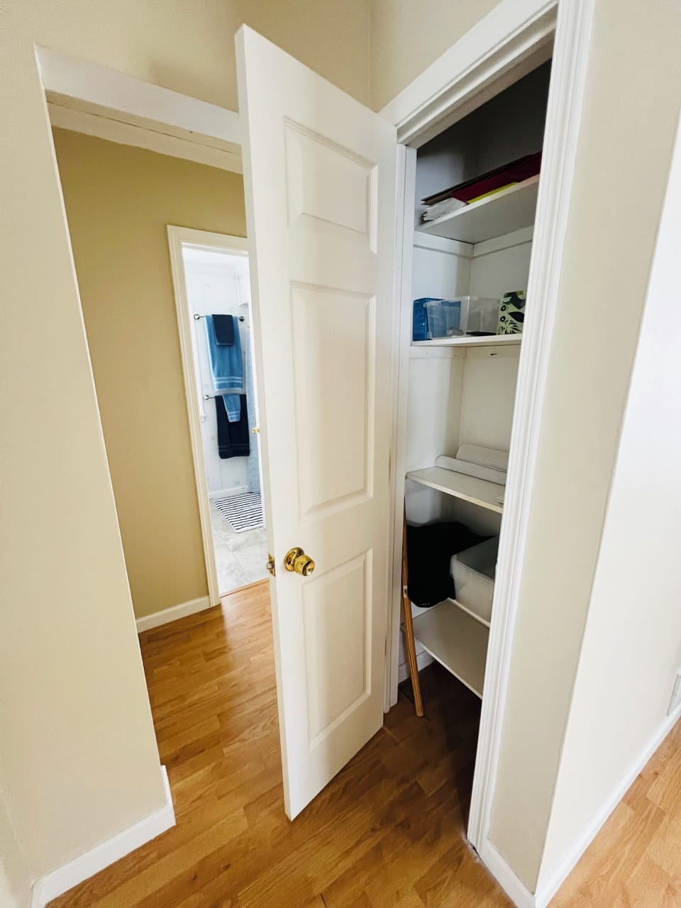 Hall closet