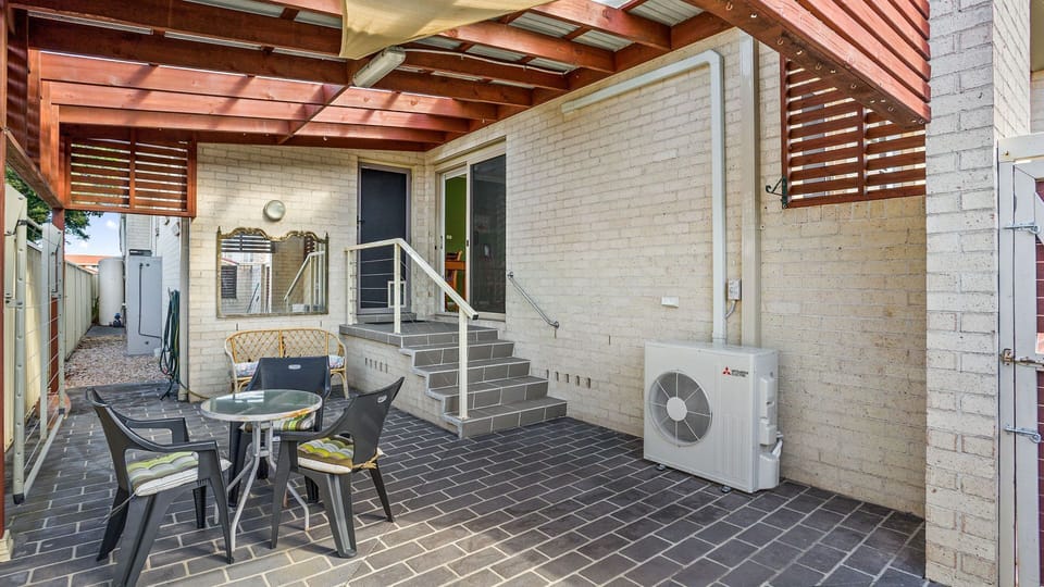Outdoor area with BBQ