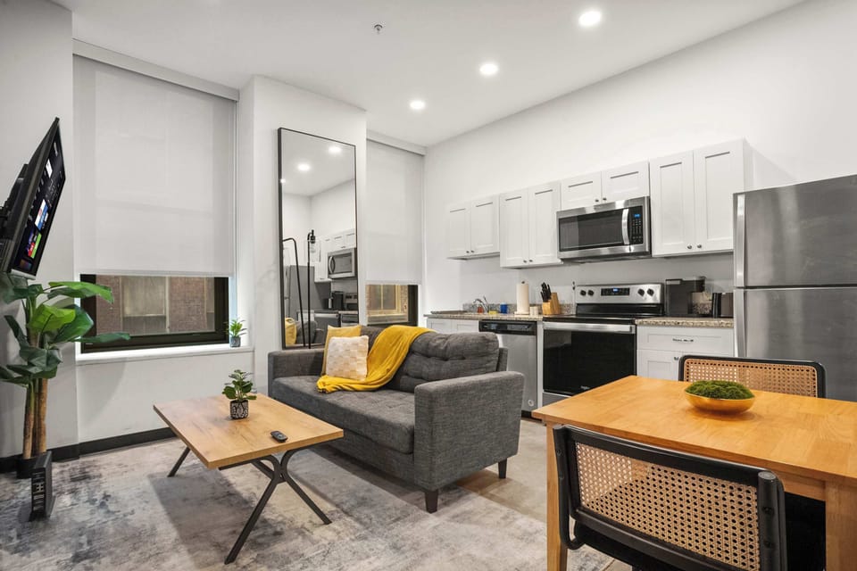 Living and kitchen