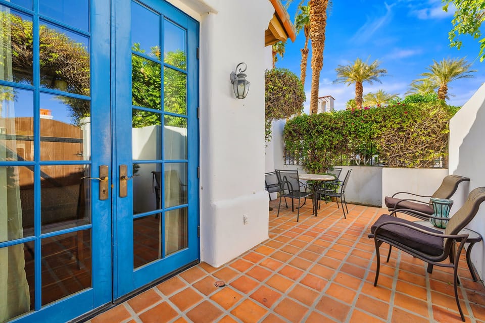 Private Patio off Living/Dining Area