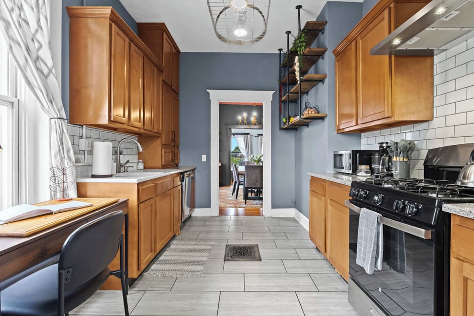 Kitchen: The heart of the home—fully stocked and ready for your favorite recipes.