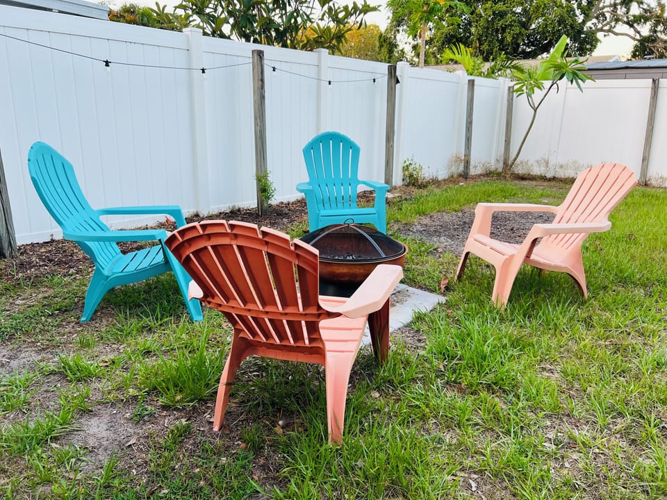 Wood Burning Fire Pit (wood not provided)