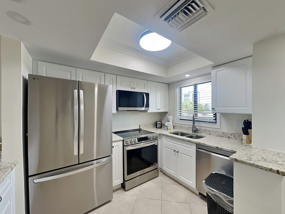 Newly Renovated Kitchen with Stainless Steel Appliances