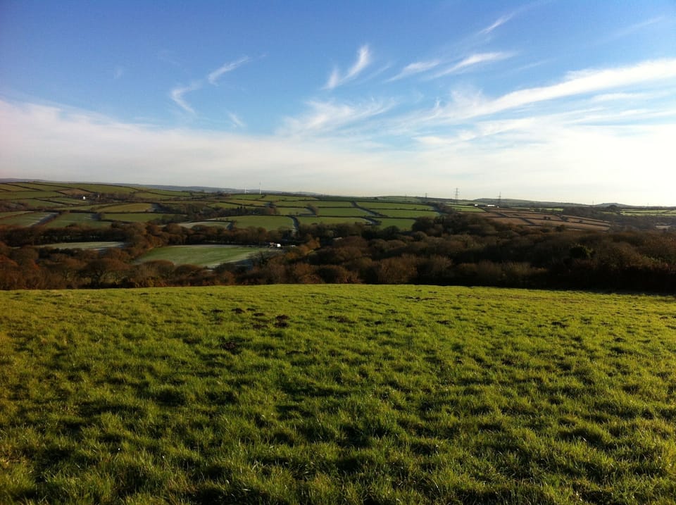 View across the valle