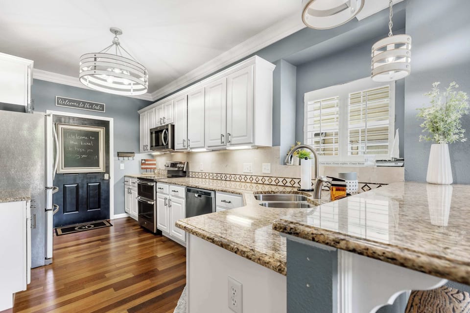 Craft culinary delights in the full kitchen