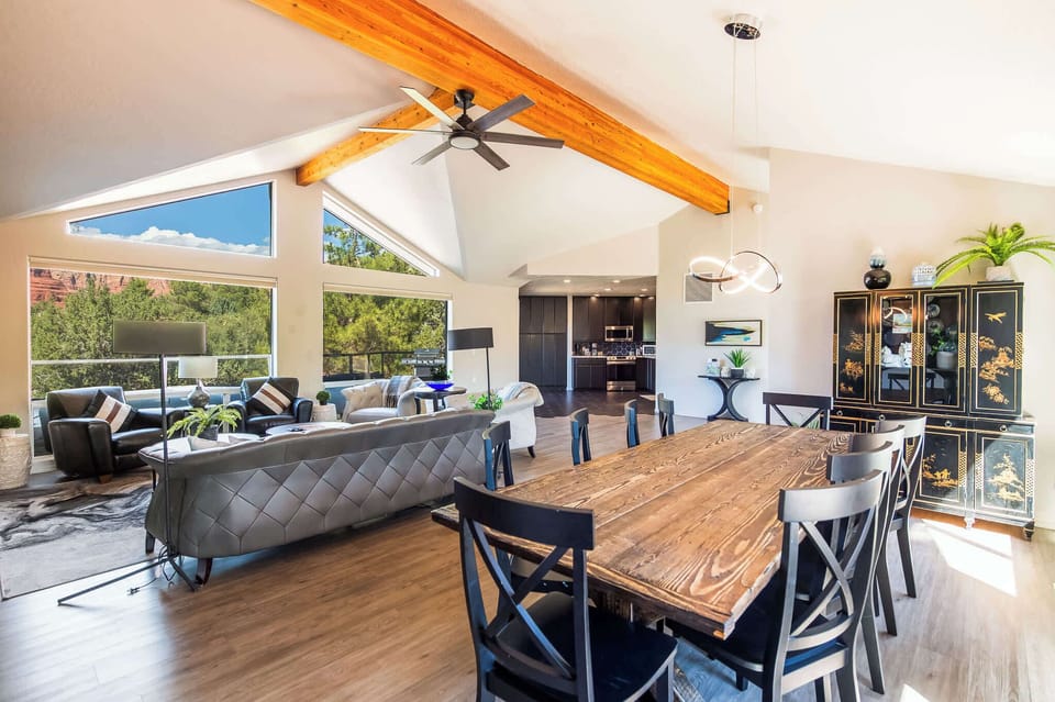 Huge space soft seats and sunlit gatherings.