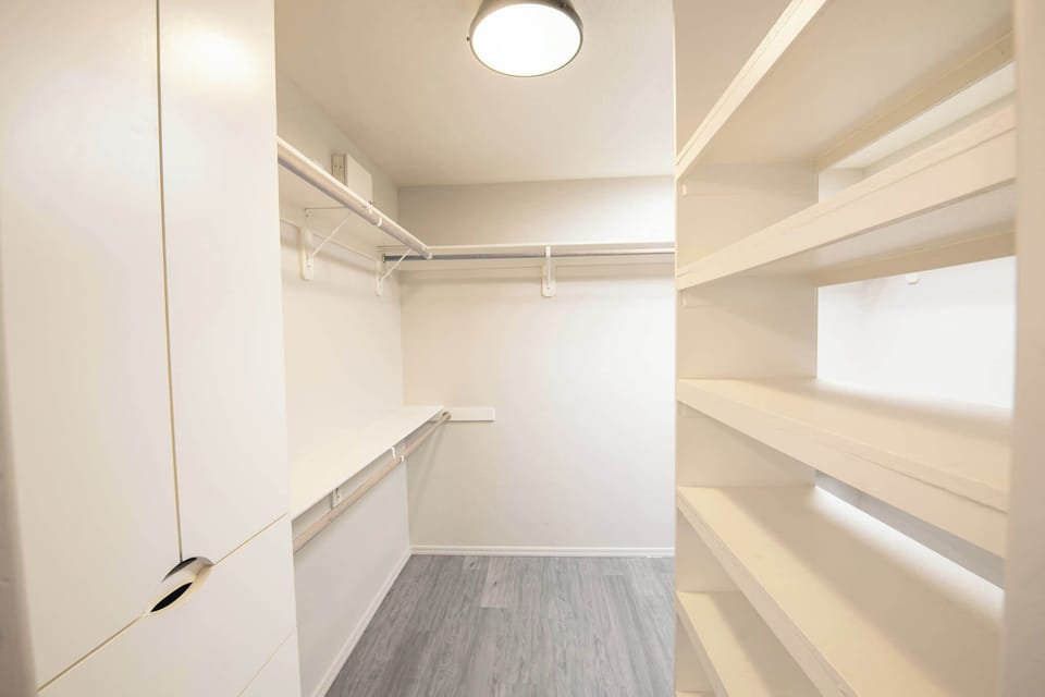 Streamline your stay; find effortless storage for every item.