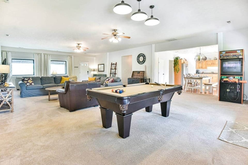 Bad weather? No problem. There is plenty of fun to be had at this house.