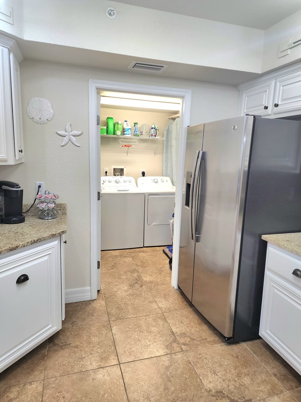 Laundry room off of kitchen