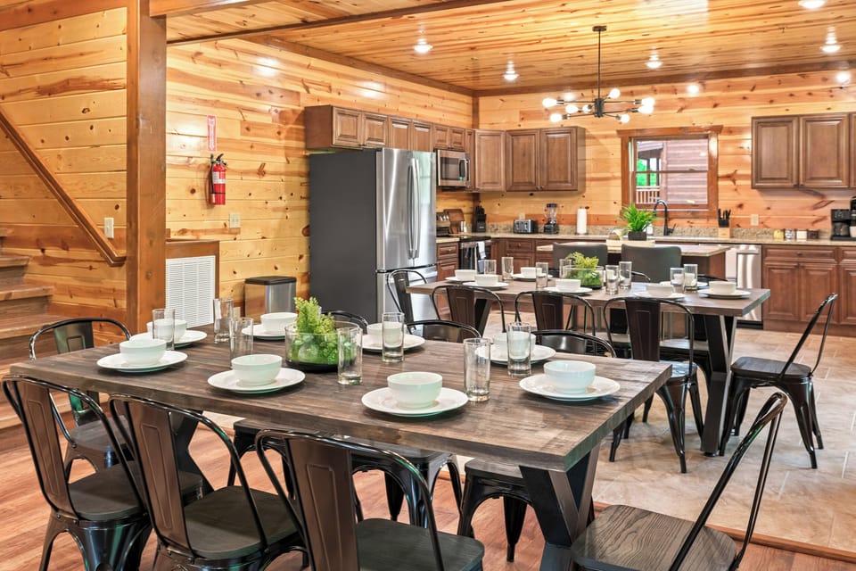 A dining area designed for good food and great company.