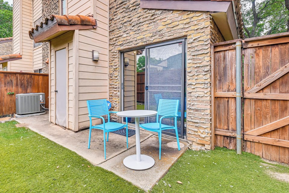 Private Backyard | Patio w/ Dining Area | 2-Story Condo