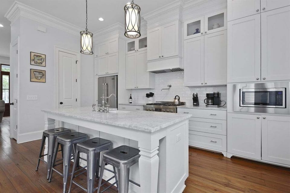 The heart of the home — where morning coffee, family meals, and late-night chats come together.