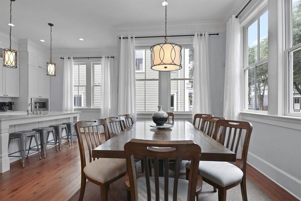 The perfect place to enjoy a meal, a conversation, and the simple pleasures of Savannah living.