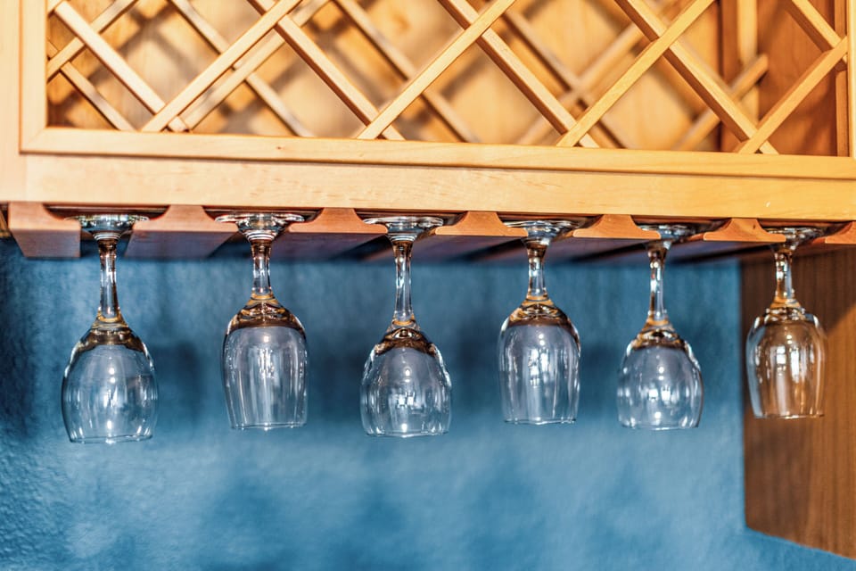 Wine glasses for a relaxing time
