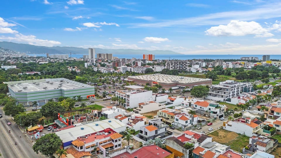Casa Bella aerial view to ocean Pacific 