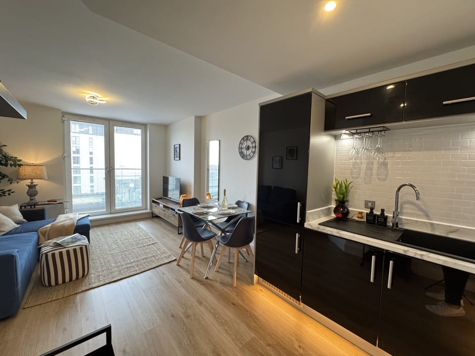 Kitchen with modern appliances