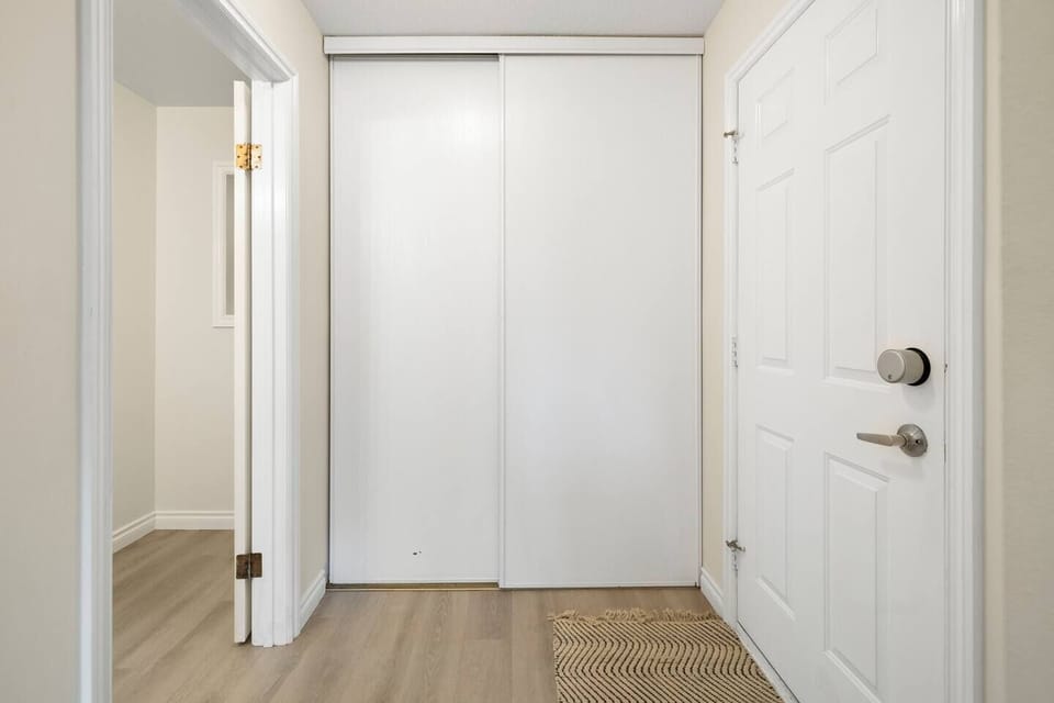 Entryway with storage closet