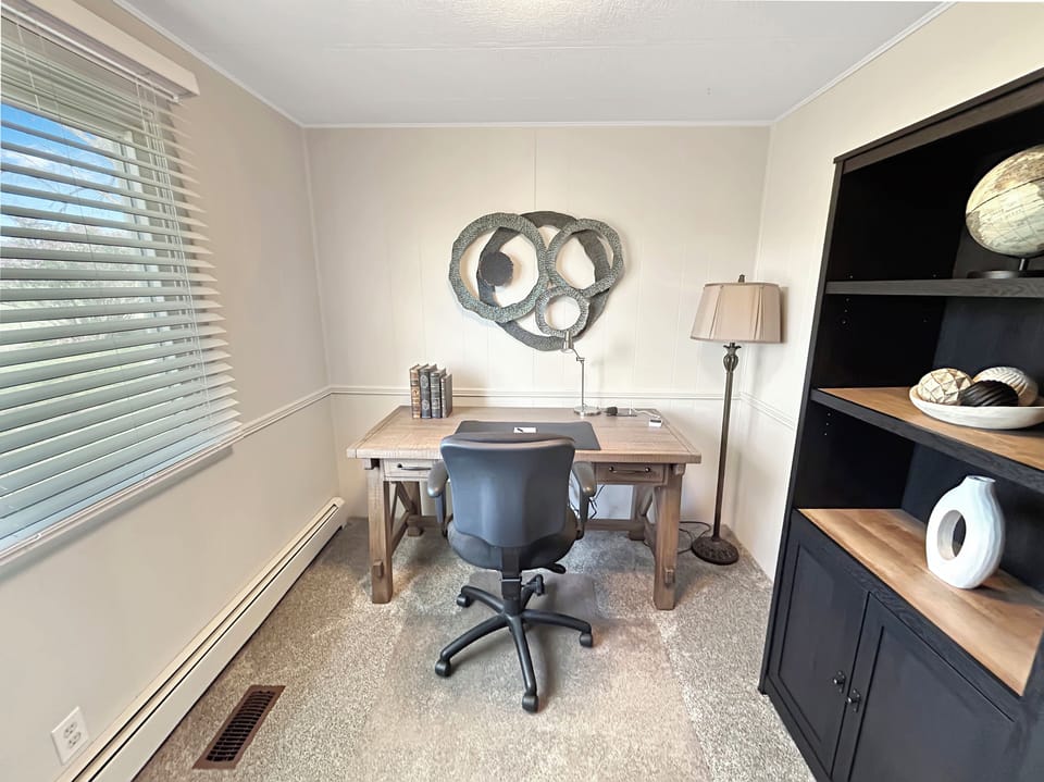 Private Office with Nice Desk and Office Chair