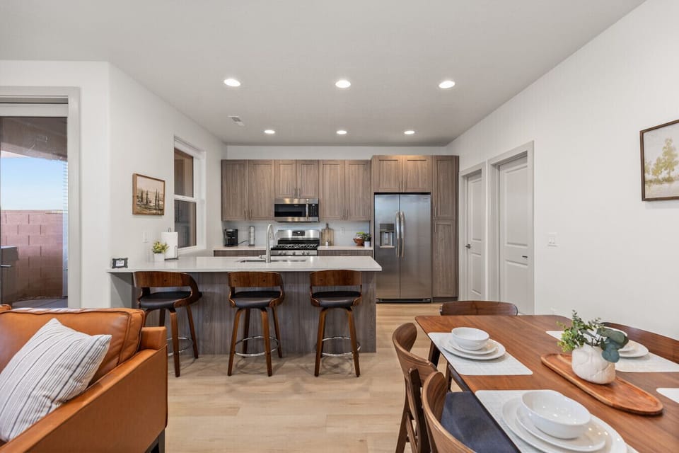 Cook, dine, and relax—all in one beautifully designed space.