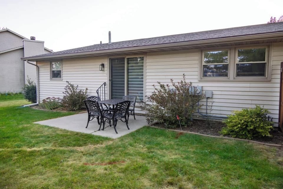 House, exterior, patio