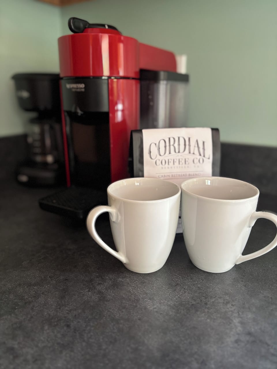 Coffee maker, French-press, and Nespresso