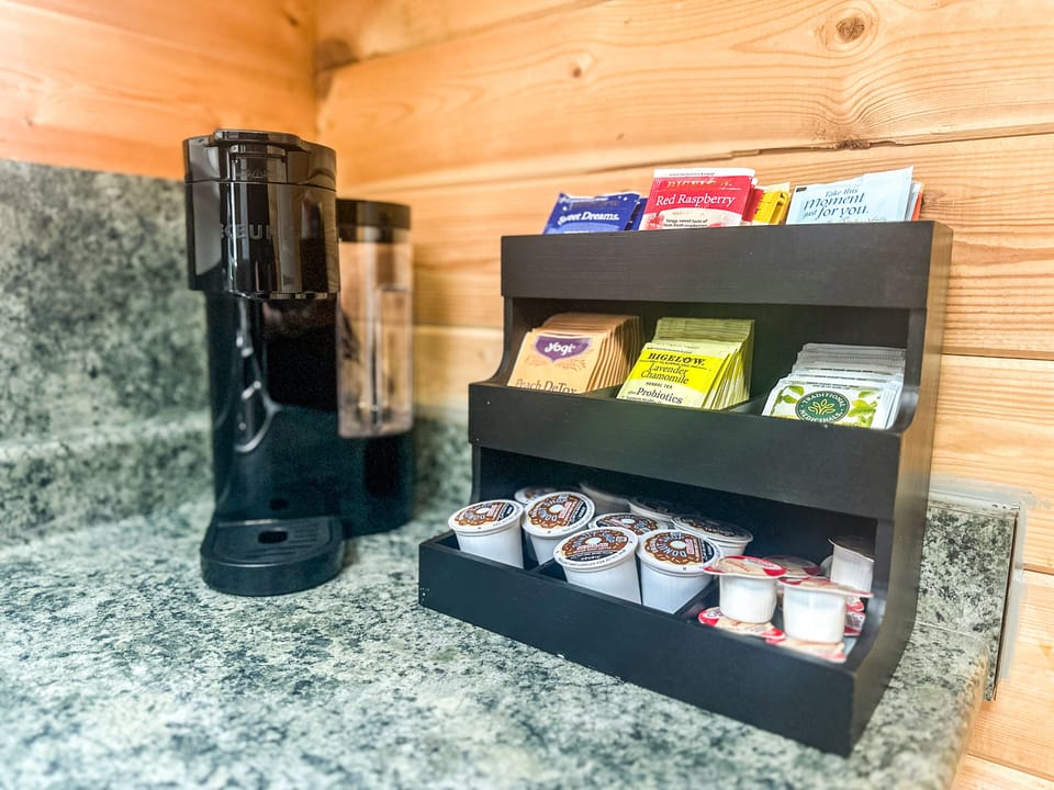 Complimentary Coffee and Tea Station in Kitchen 