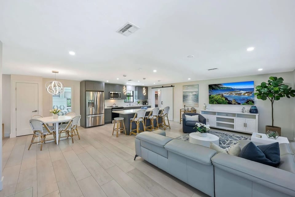 Open Living & Dining Space