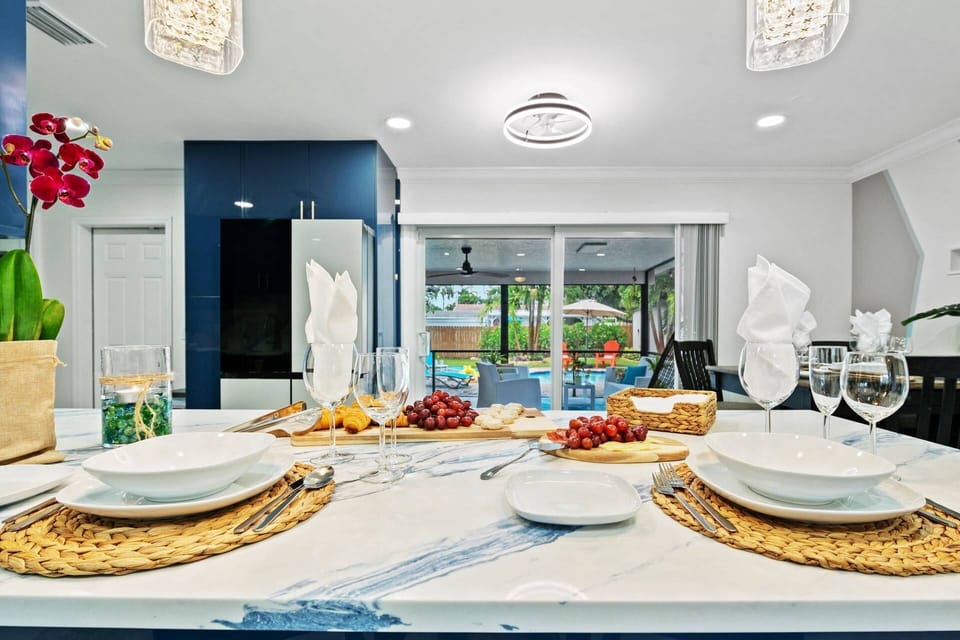 Fully Stocked Kitchen Drink ware and Everything You Need For A Relaxing Stay