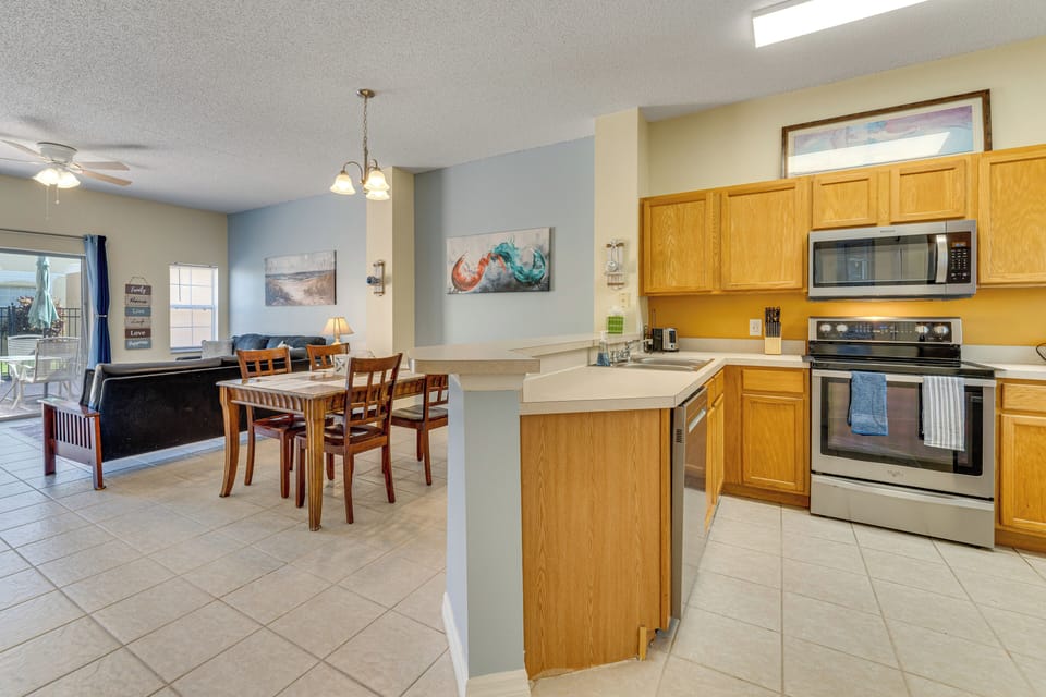 Kitchen | Drip Coffee Maker | Dishwasher | 1st Floor