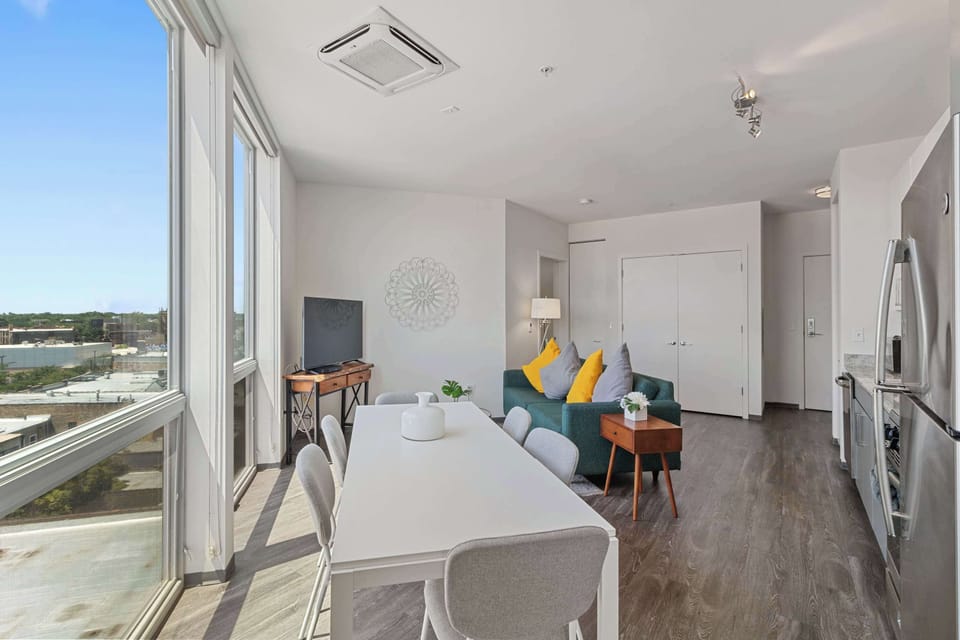 Thoughtfully curated modern living space