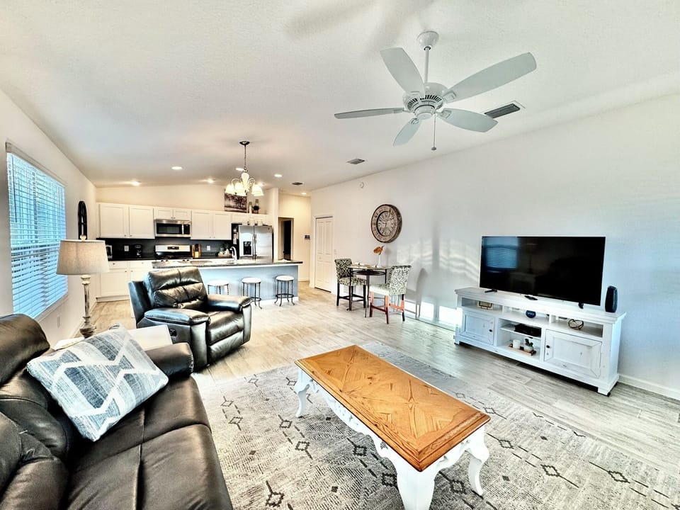 Open Concept: Kitchen, Living Room and Dining