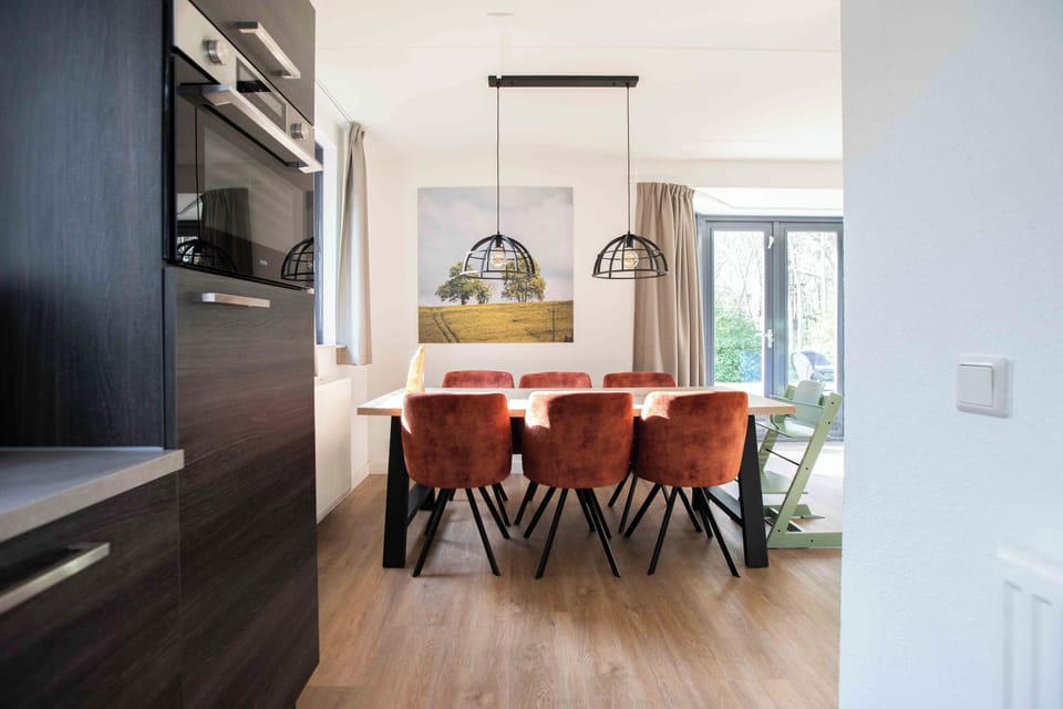 Family-friendly kitchen with plenty of space for little helpers.