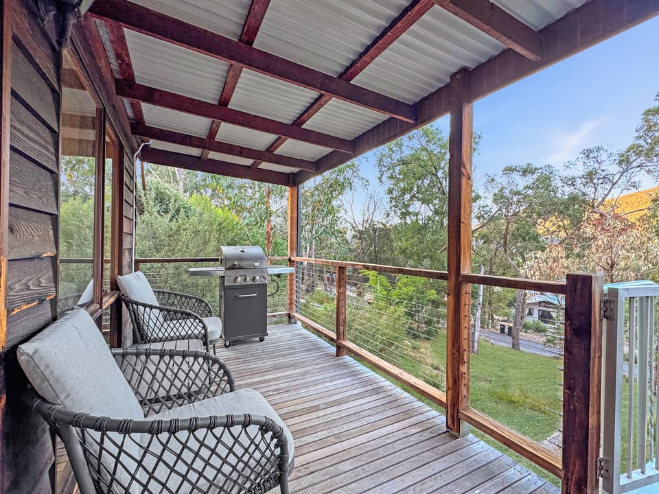 Great views and bbq for outdoor cooking