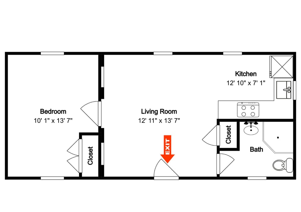 Unit B - Floor Plan