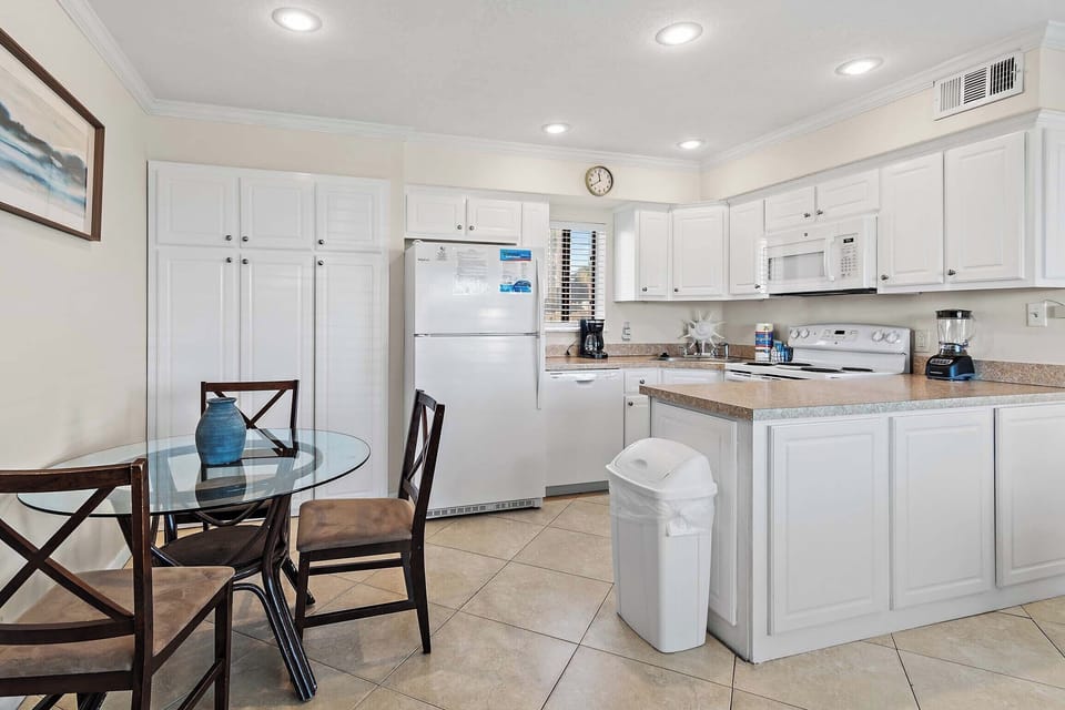 Dining and kitchen