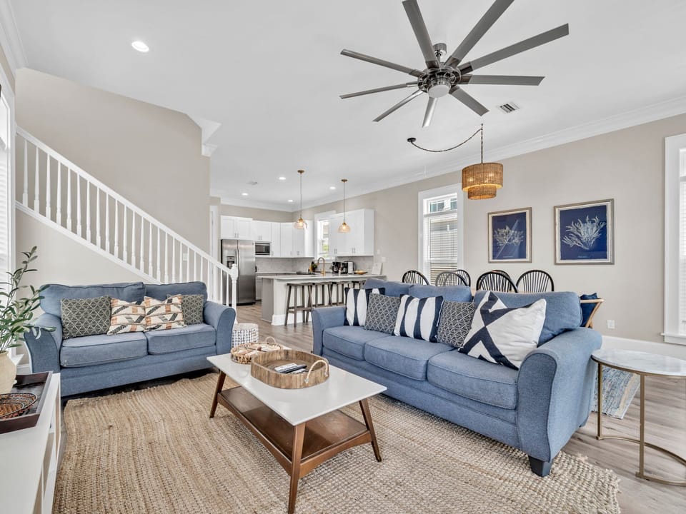 Open and spacious living room