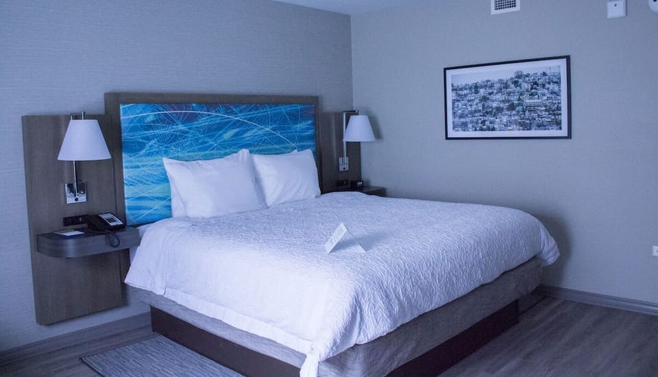 Sink into crisp linens for a deeply restful night.