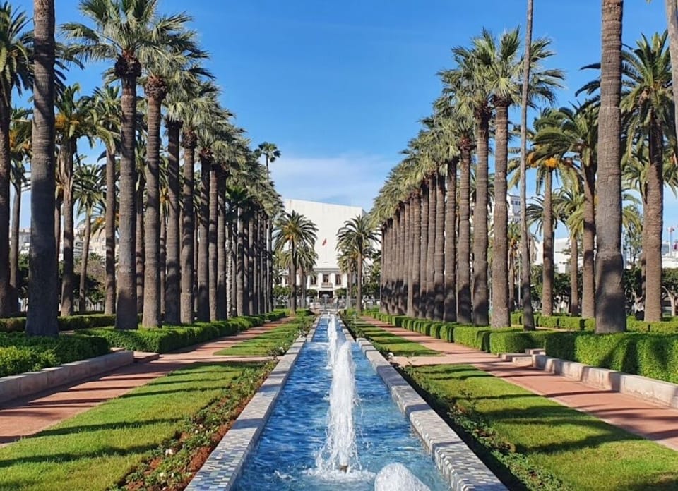 The beautiful Arab league Garden is 10 min away by walk