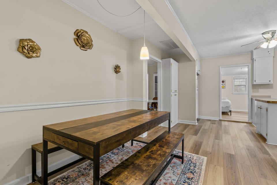 Dining table in the kitchen