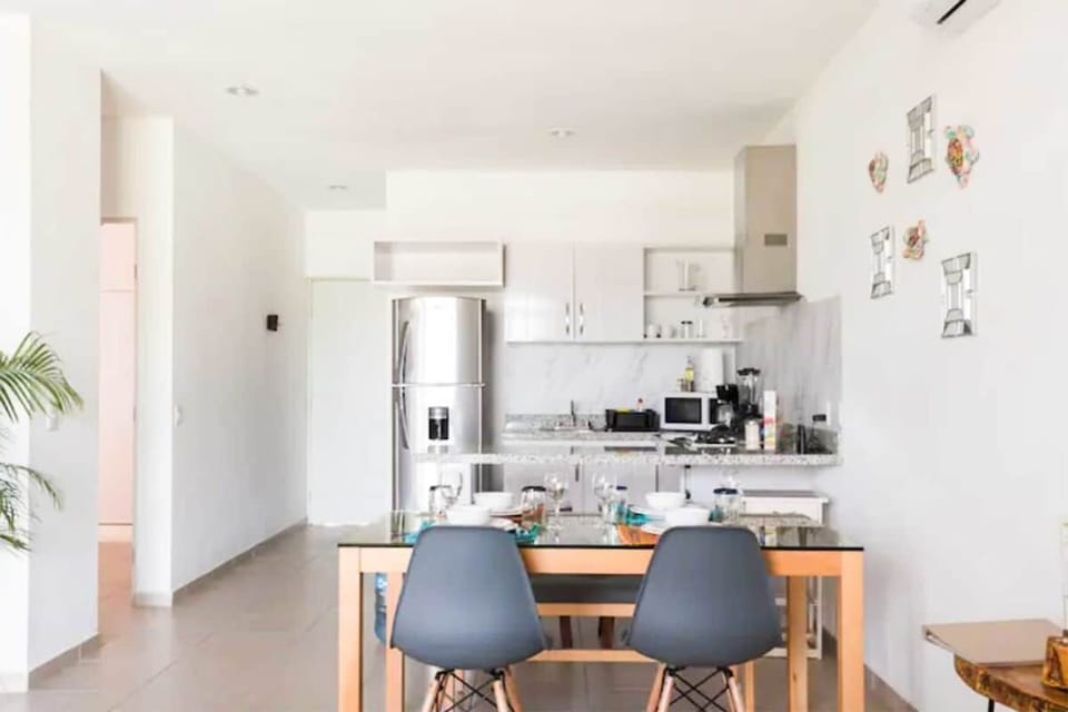 A dining table to seat 4