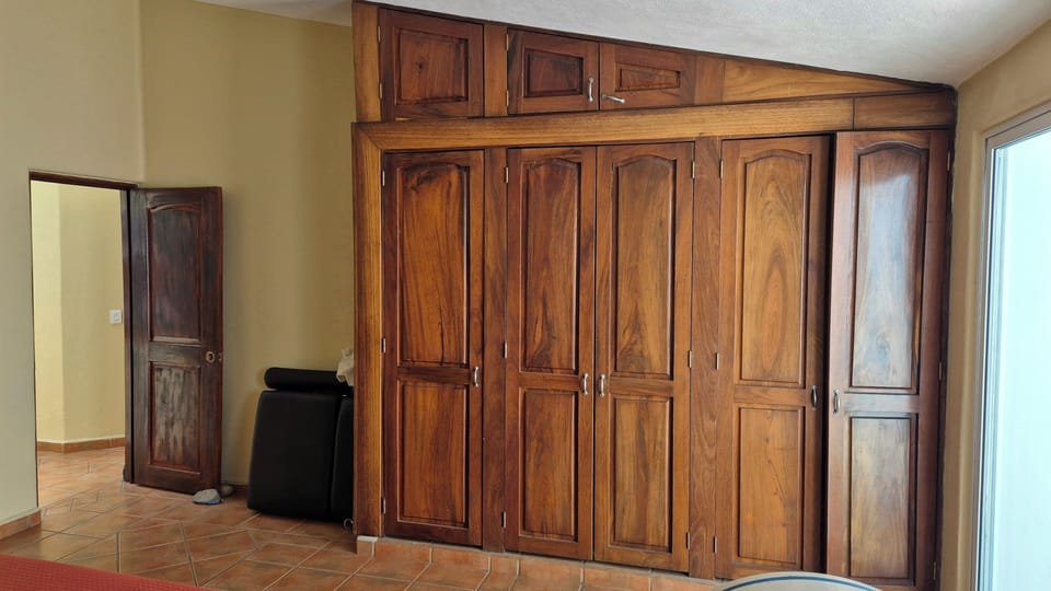 Plenty of closet space for clothes and personal items